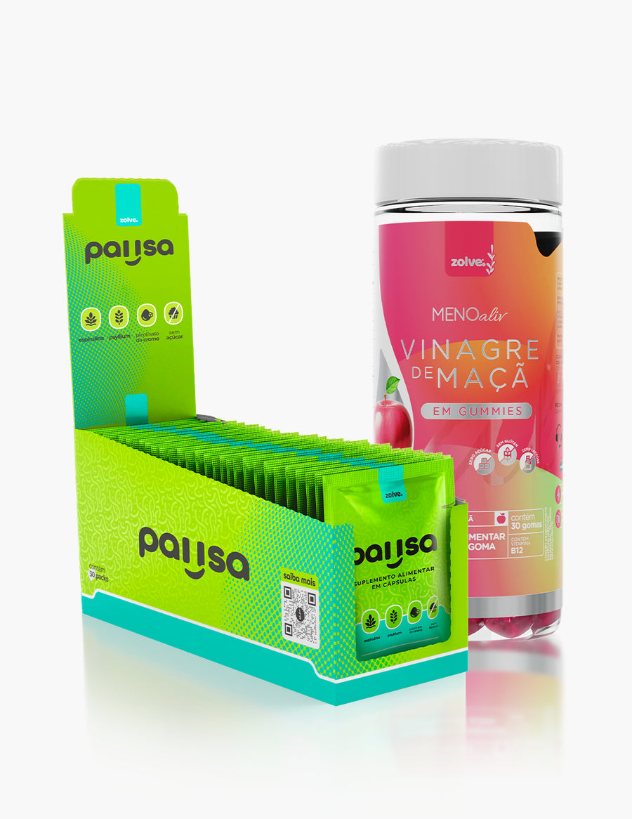Gummy Vinagre de Maçã + Zolve Pausa 30 Packs
