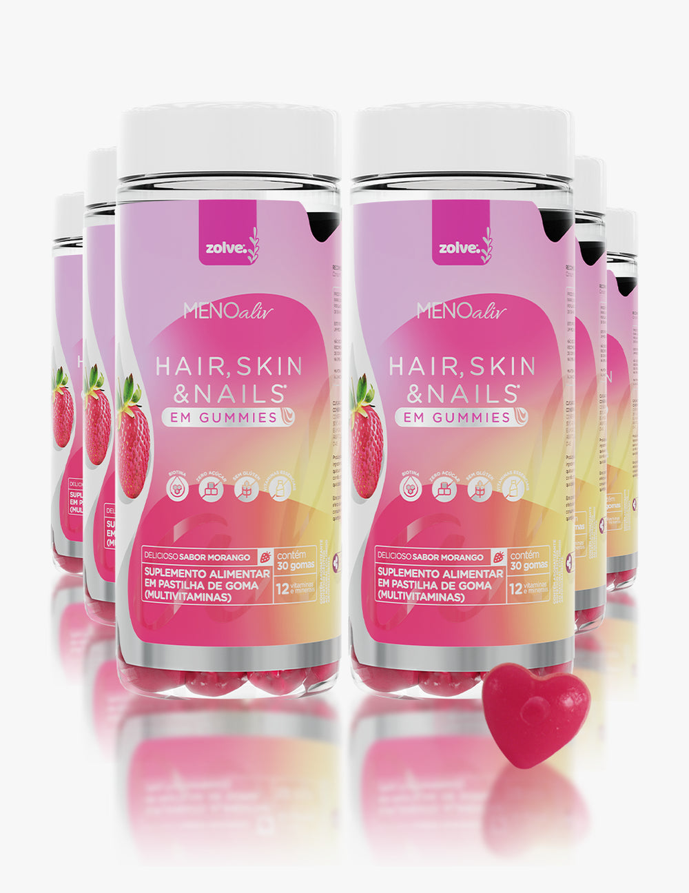 Gummy Hair, Skin & Nails - 180 dias