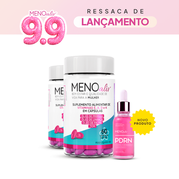 2 Meno Aliv + Sérum PDRN - Kit 9.9