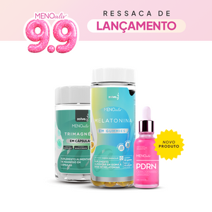 Melatonina + Trimagnésio + Sérum PDRN - Kit 9.9