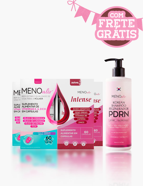 2 Meno Aliv + 2 Meno Aliv Intense + 1 Korean Shampoo