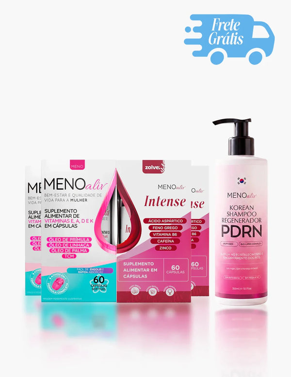 2 Meno Aliv + 2 Meno Aliv Intense + 1 Korean Shampoo