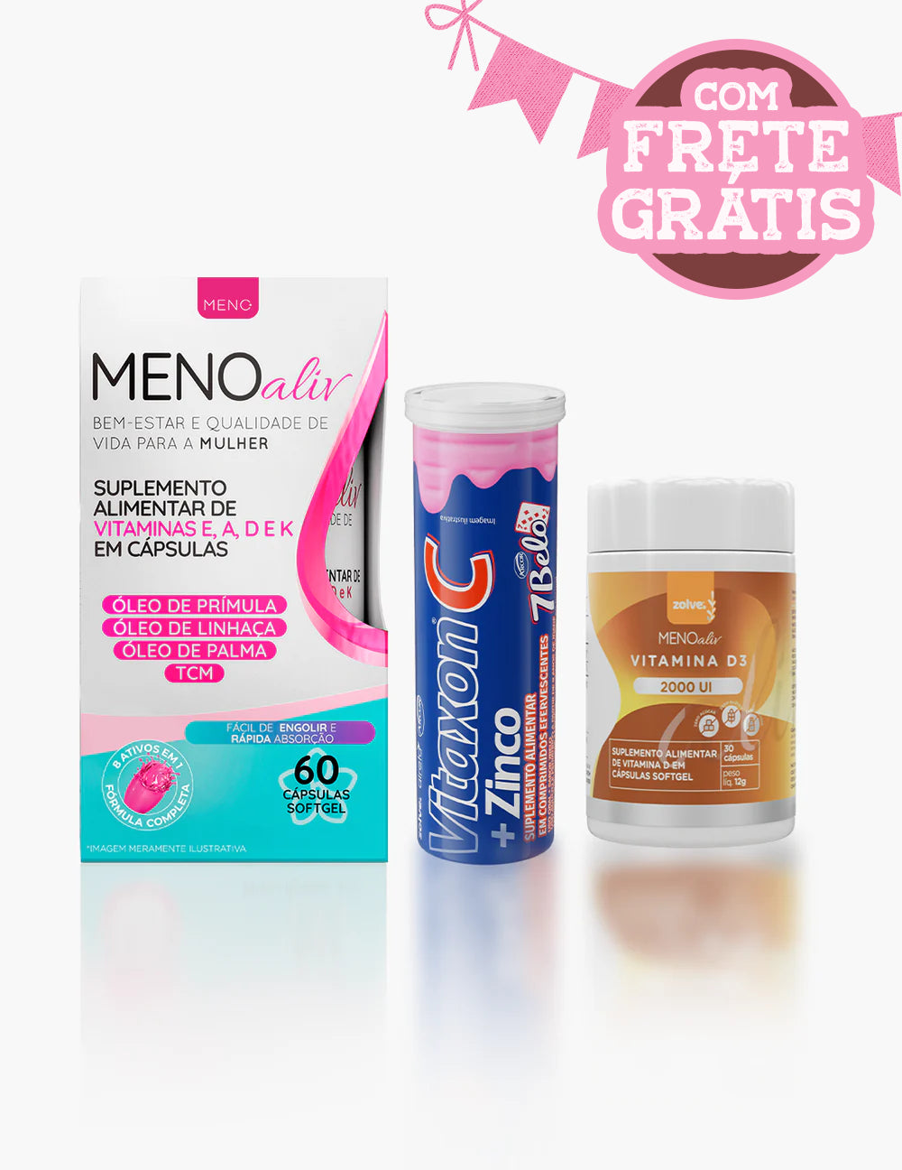 Meno Aliv + Vitaxon C - Zinco + Vitamina D3