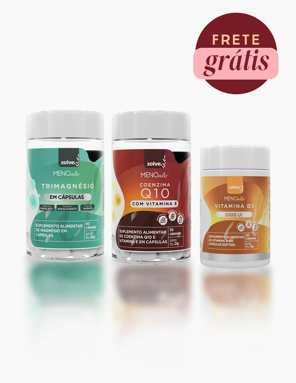 Trimagnésio + Coenzima Q10 + Vitamina D3