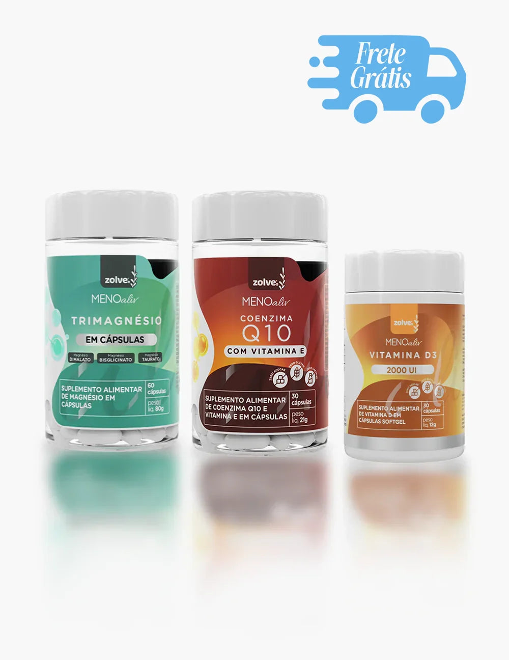 Trimagnésio + Coenzima Q10 + Vitamina D3