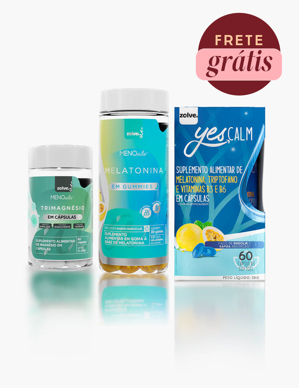 Yes Calm + Gummy Melatonina + Trimagnésio