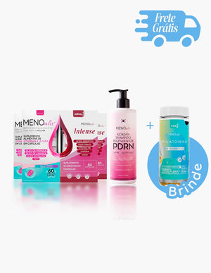 2 Meno Aliv + 2 Meno Aliv Intense + 1 Korean Shampoo + Brinde Gummy Melatonina