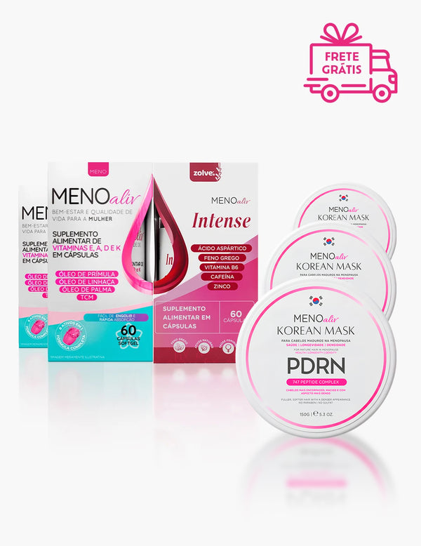 2 Meno Aliv + 1 Meno Aliv Intense + 3 Korean Mask