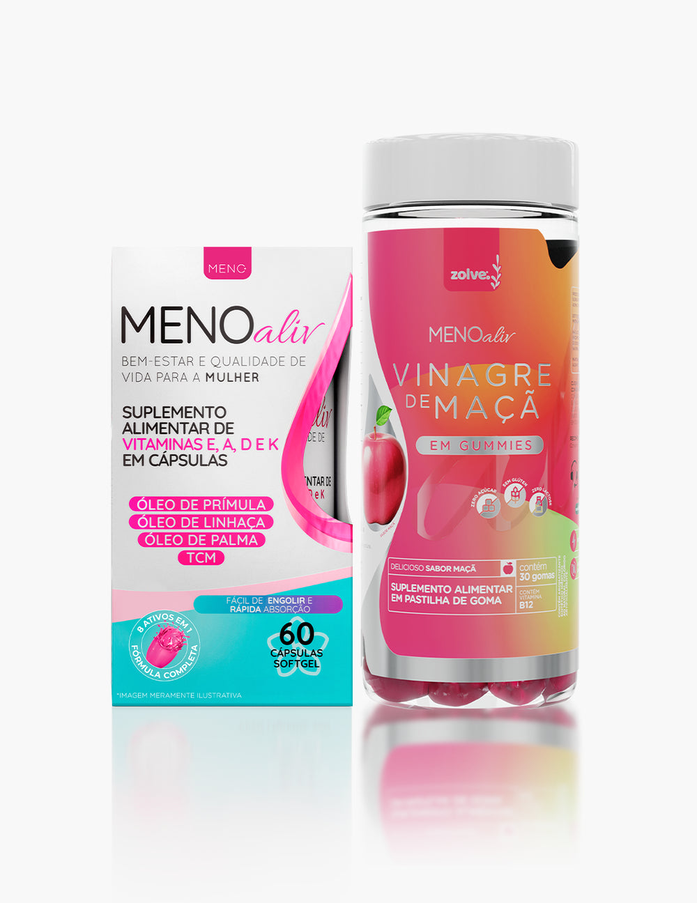 Meno Aliv +  Gummy Vinagre de Maçã