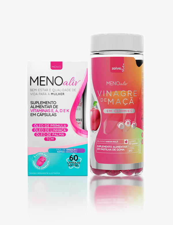 Meno Aliv +  Gummy Vinagre de Maçã