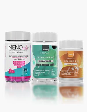 Meno Aliv + Trimagnésio + Vitamina D3