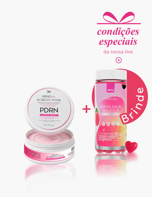 Korean Mask + Brinde Gummy Hair, Skin e Nails