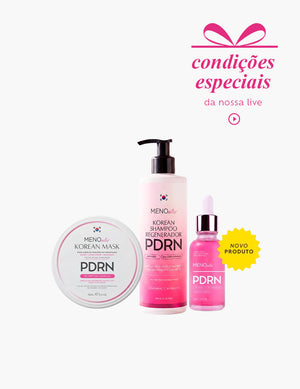 Shampoo Coreano PDRN + Korean Mask + Sérum PDRN