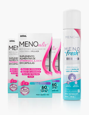 Kit Menopausa - 3 Meno Aliv + 1 Meno Fresh