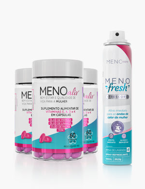 Kit Menopausa - 3 Meno Aliv + 1 Meno Fresh