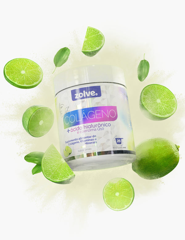 Zolve Skin Colágeno Verisol® Limão - 4 potes