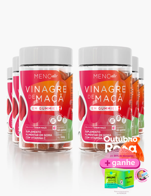 Gummy Vinagre de Maçã - Tratamento 180 dias