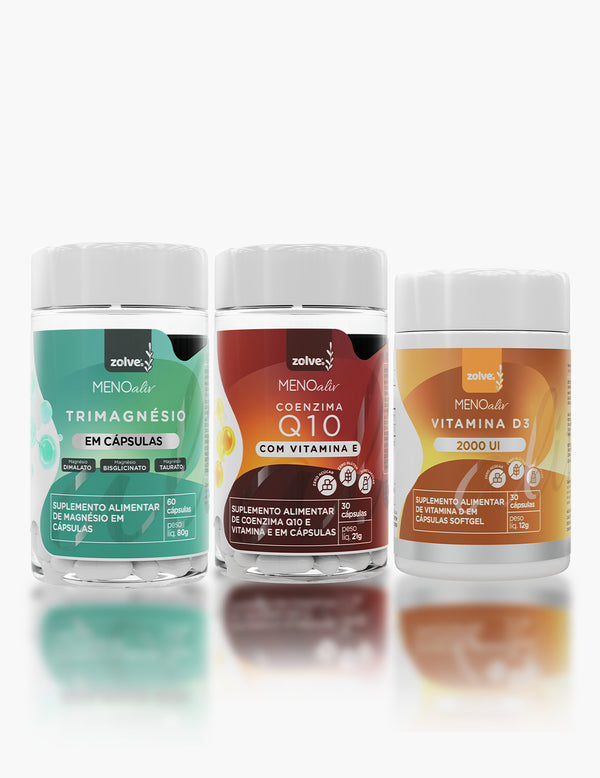 Trimagnésio + Coenzima Q10 + Vitamina D3