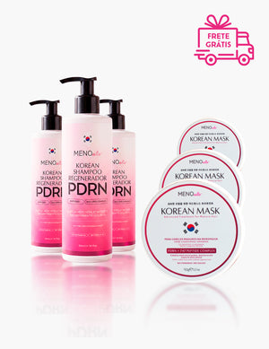 3 Korean Shampoo + 3 Korean Mask - Aniversário Meno Aliv 2026