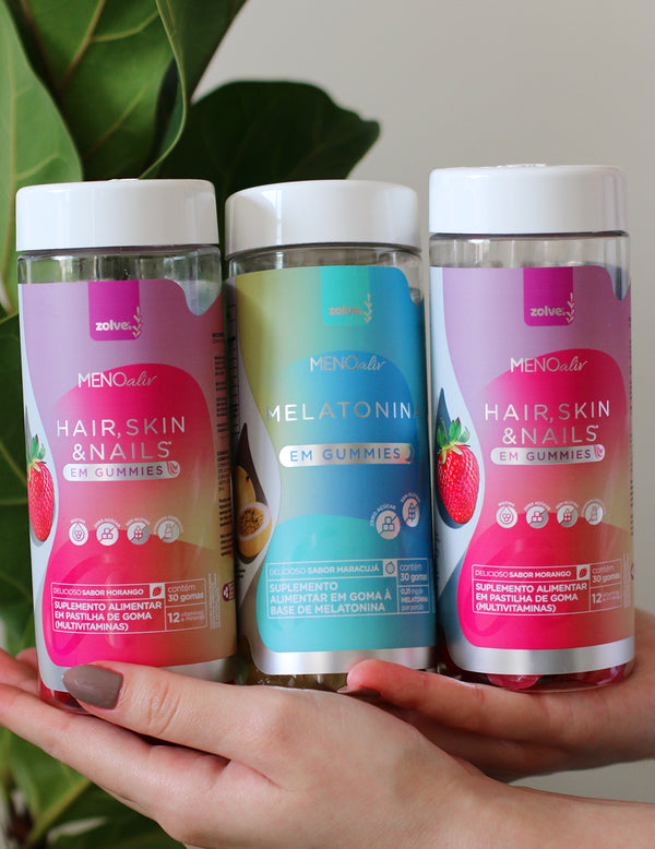 Gummy Hair, Skin & Nails 2 + Gummy Sleep 1