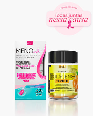 Meno Aliv + Colágeno Tipo 2 - Kit Outubro Rosa