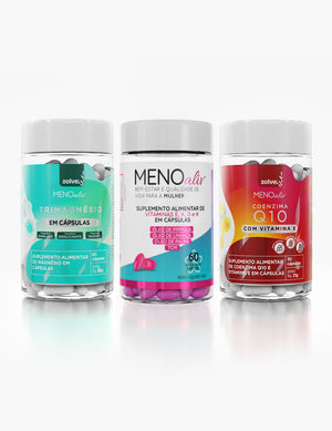 Meno Aliv + Trimagnésio + Coenzima Q10