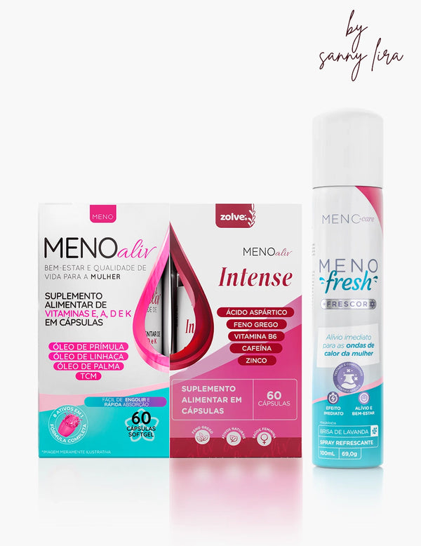Meno Aliv + Intense + Meno Fresh - Queridinhos da Sanny