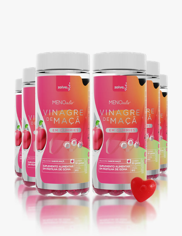 Gummy Vinagre de Maçã - Compre 4 Leve 6 Potes